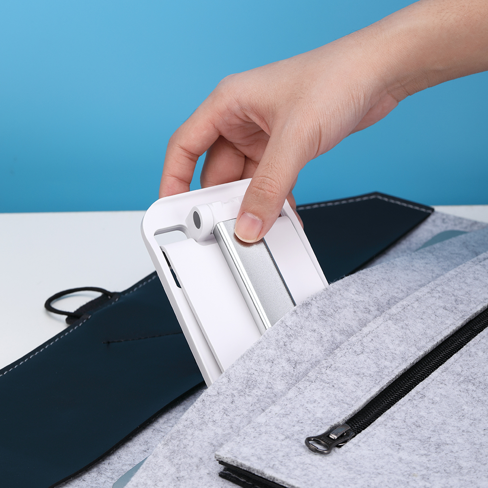 Rock Masaüstü Foldable iPhone & iPad Standı -Beyaz 6974282125277