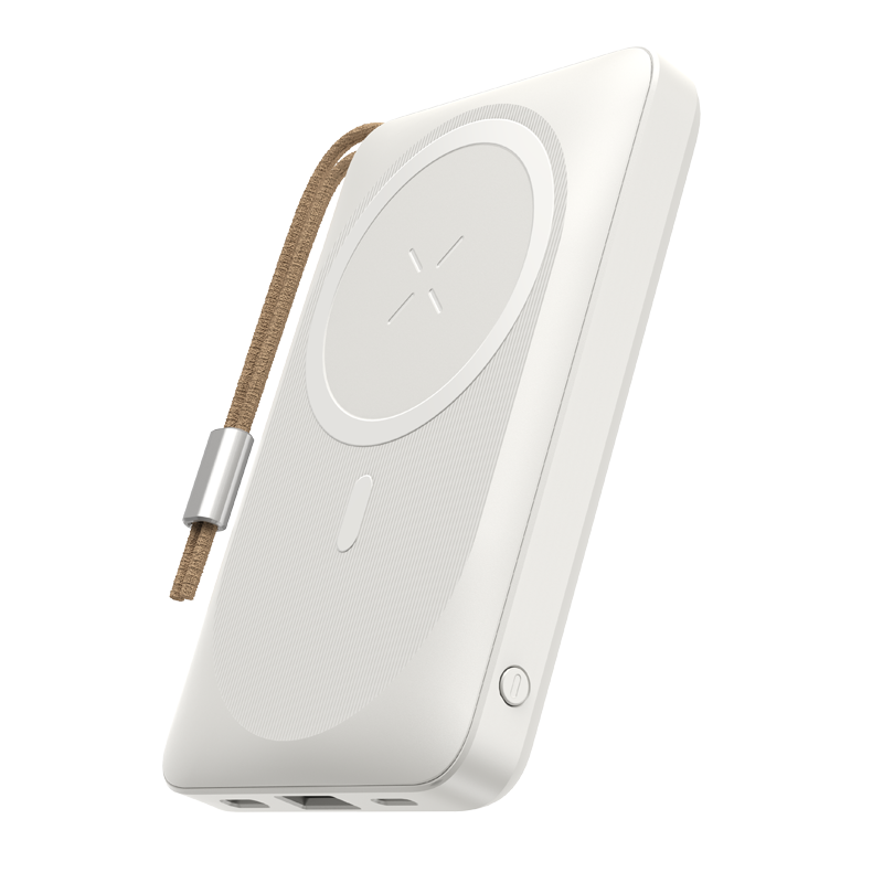 Rock 10000 mAh 20W MagSafe Powerbank - Beyaz 6974282126588