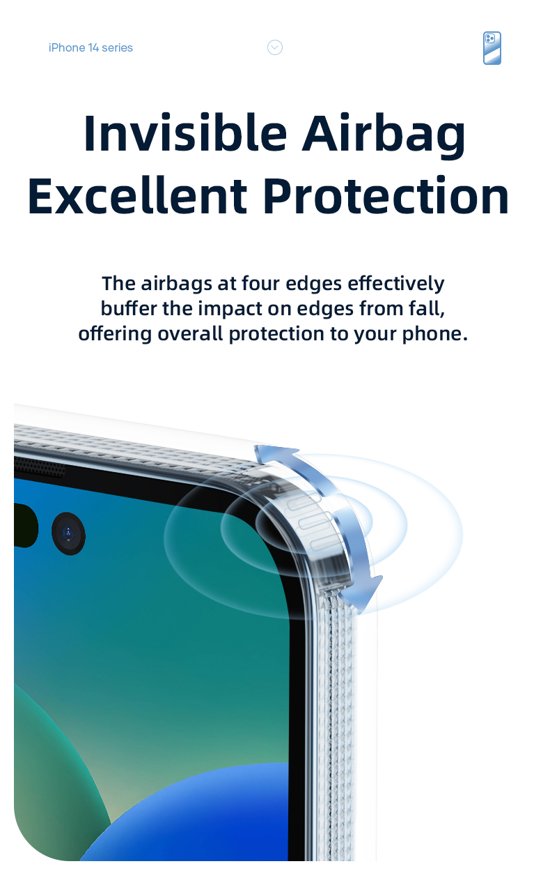 Rock iPhone 14 Pure MagSafe Silikon Kılıf - Şeffaf 6974282129015