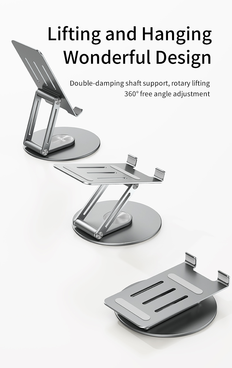 Rock Katlanabilir 360 Dönebilen Metal Stand 6974282129275