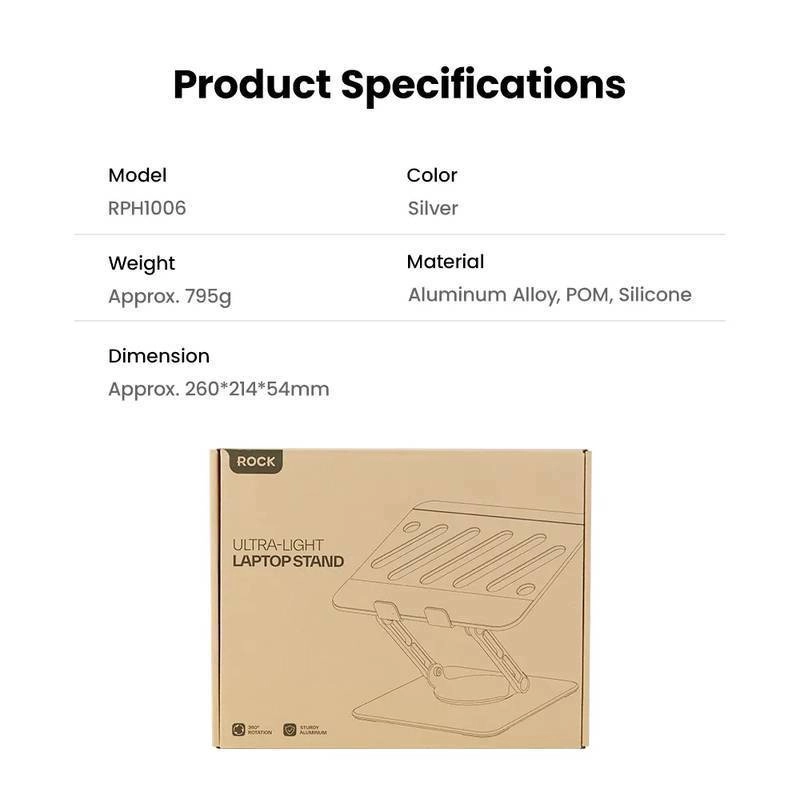 Rock Ultra Taşınabilir 360 Dönebilen Multifonksiyo 6975653088597