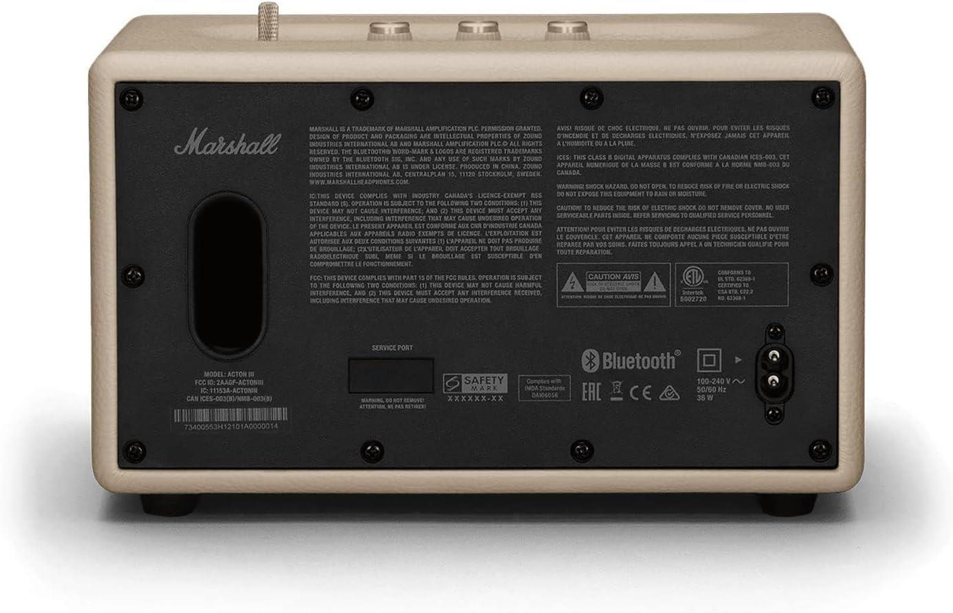 Marshall Acton III BT - Krem 7340055384971