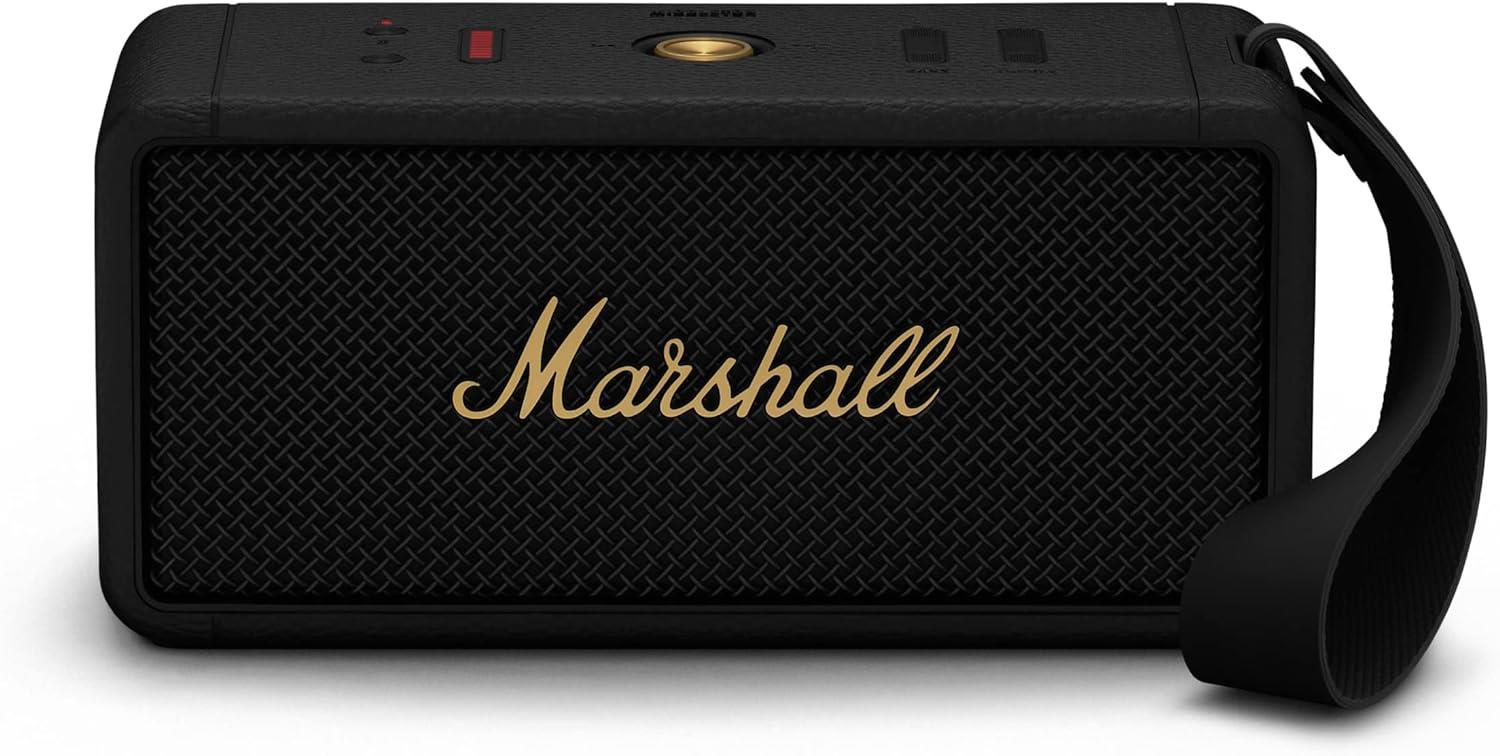 Marshall Middleton BT Hoparlör, Blk&Brass 7340055385848