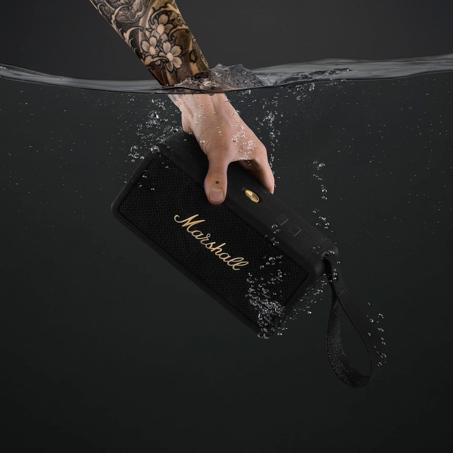 Marshall Middleton BT Hoparlör, Blk&Brass 7340055385848