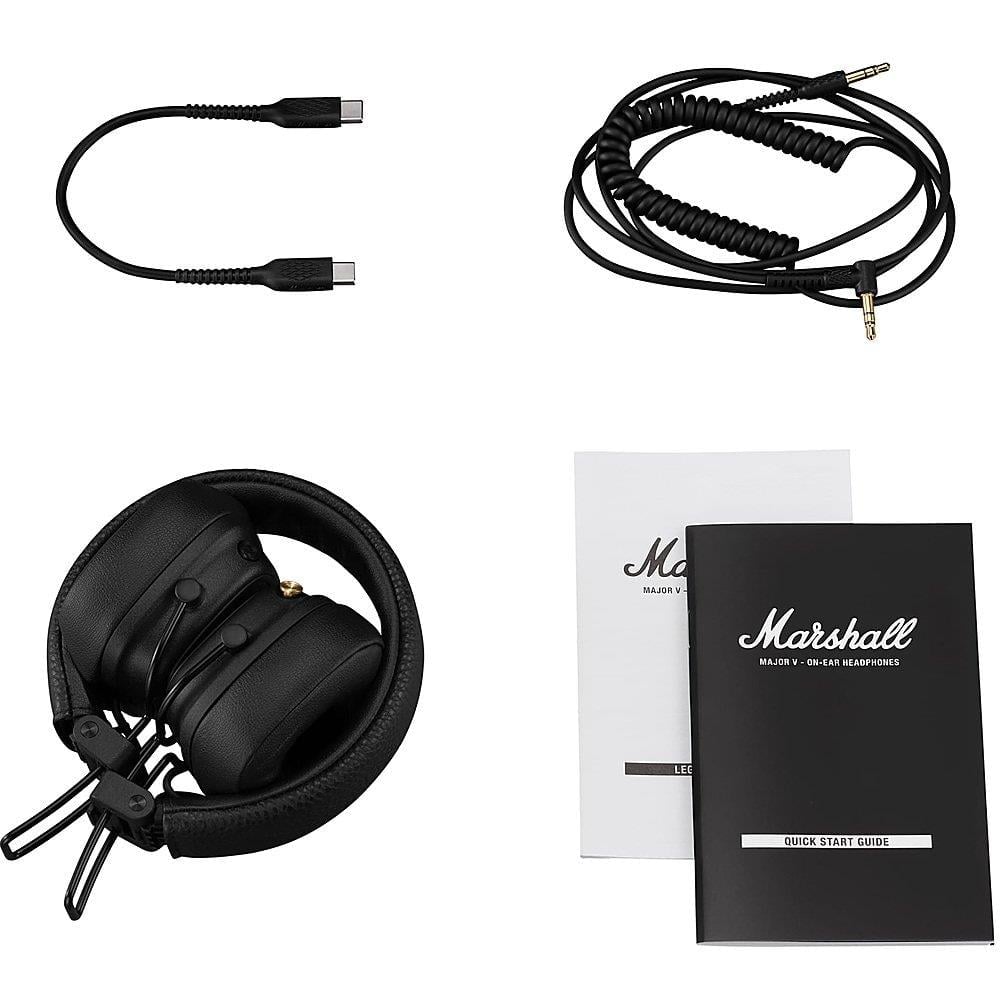 Marshall Major V Bluetooth On-Ear Kulaklık- Siyah 7340055401104