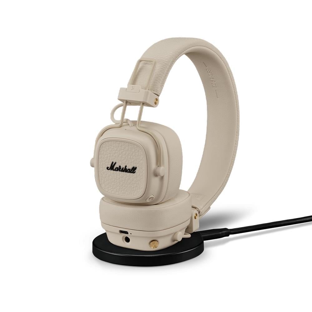 Marshall Major V Bluetooth Kulaküstü Kulaklık, Krem 7340055401111