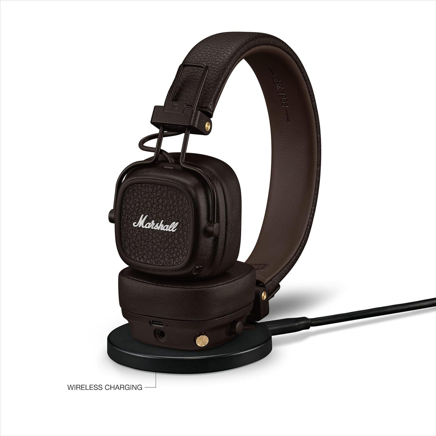 Marshall Major V Bluetooth Kulaküstü Kulaklık, Brown 7340055401128