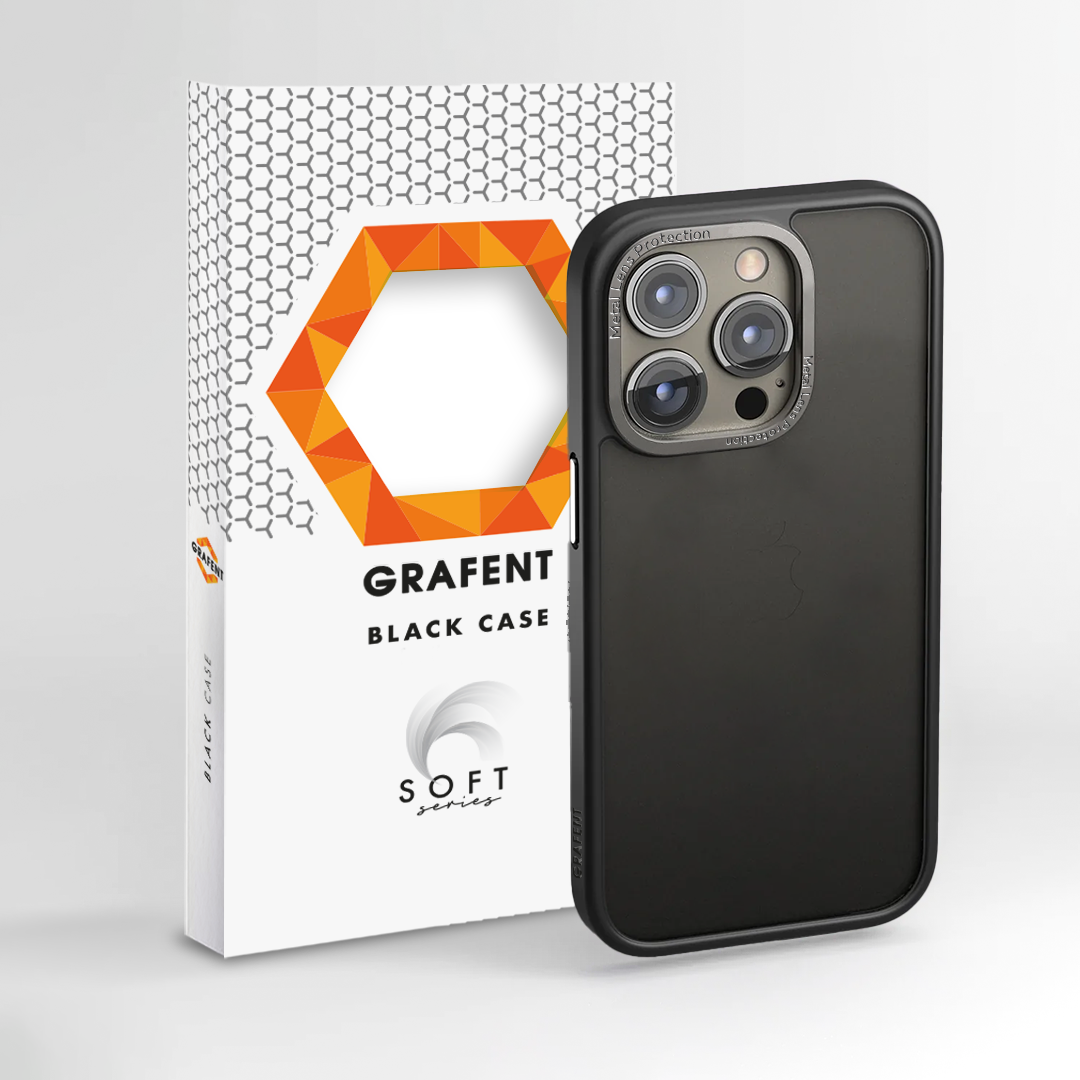 Grafent Soft Serisi iPhone 14 Pro Kılıf-Siyah 7394090000038