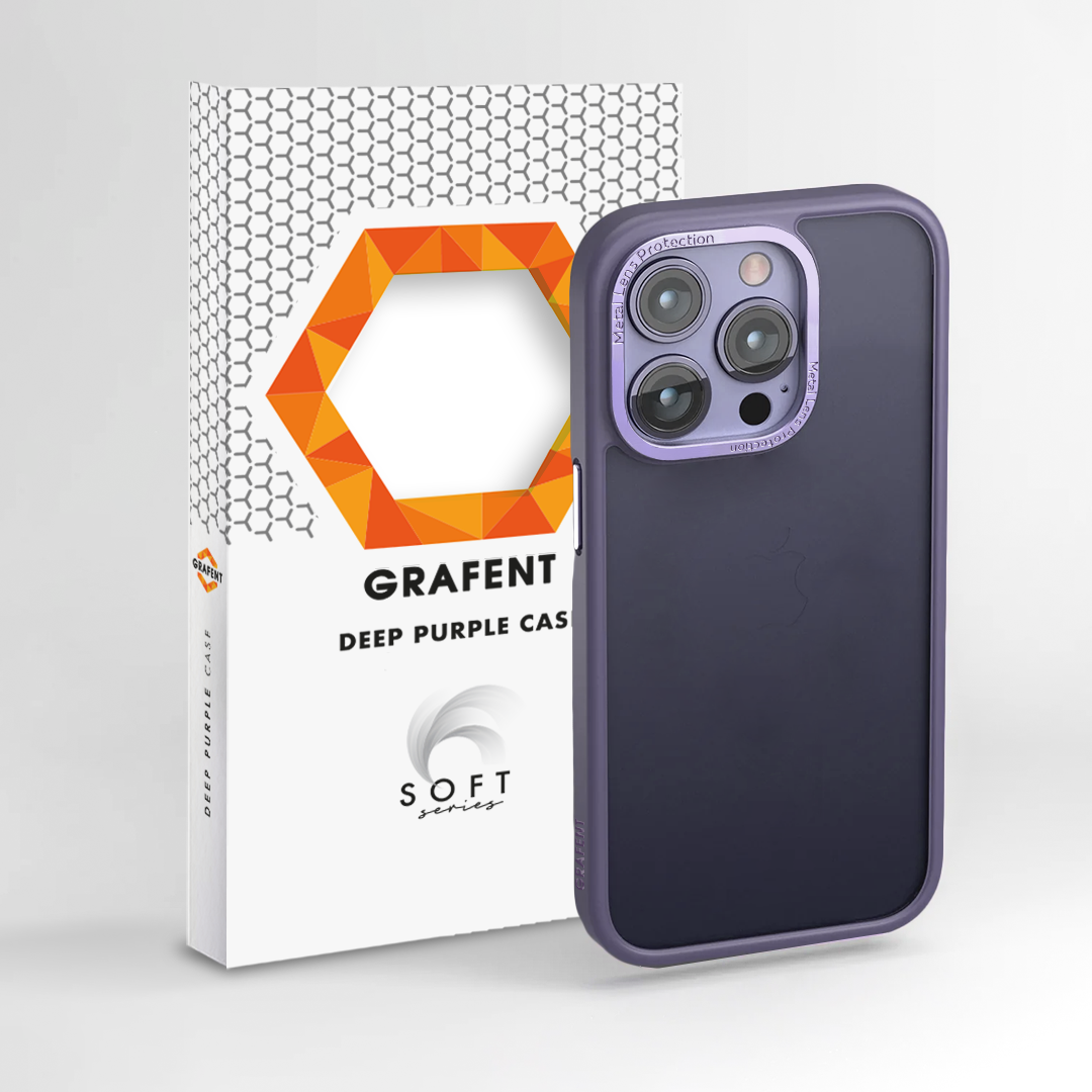 Grafent Soft Serisi iPhone 14 Pro Kılıf-Mor 7394090000039