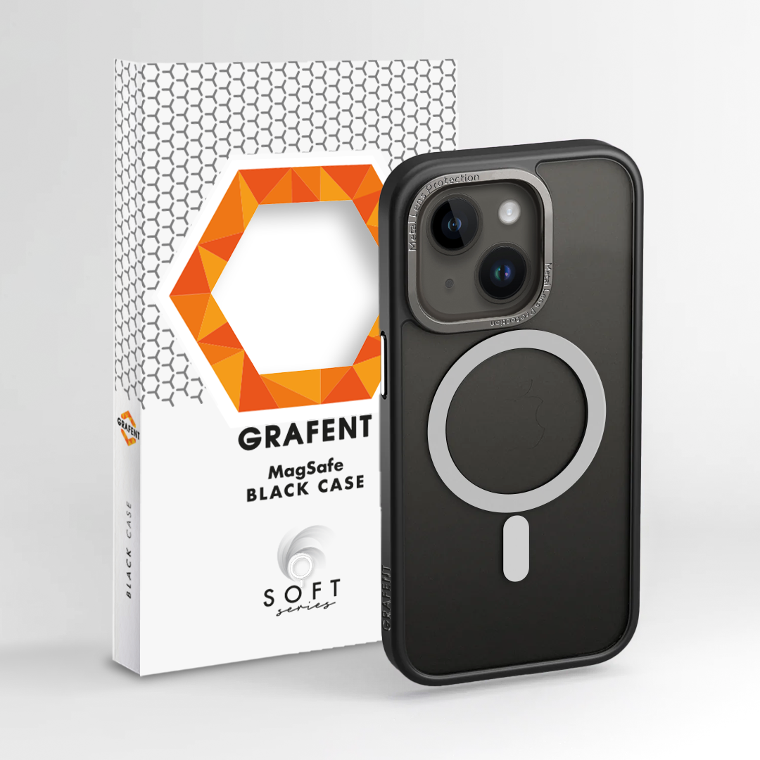 Grafent Soft Serisi iPhone 14 MagSafe Kılıf-Siyah 7394090000041