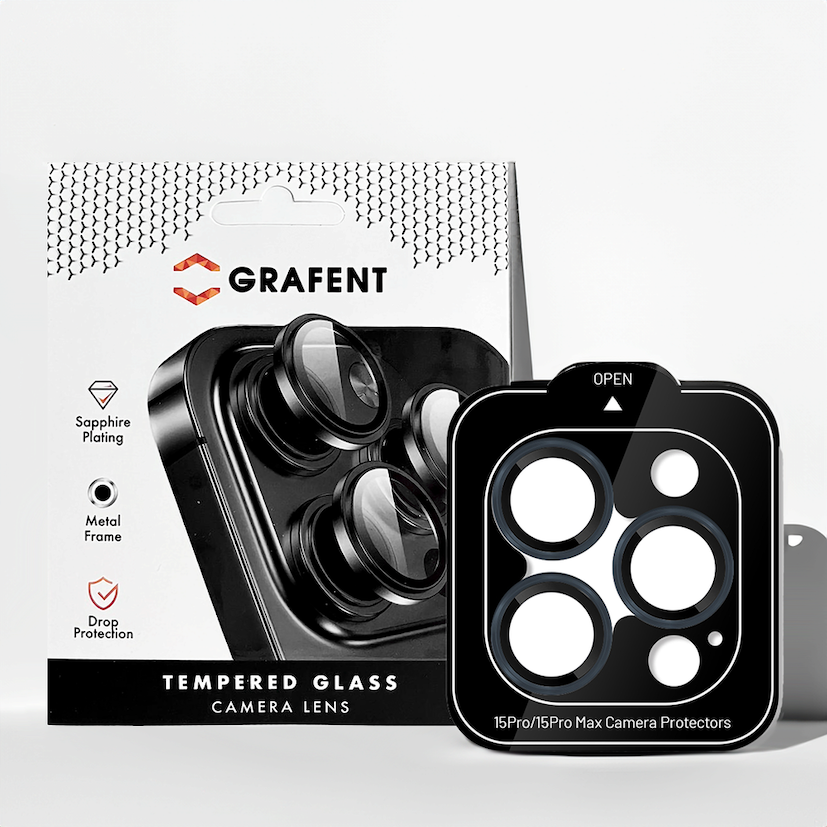 Grafent iPhone 15 Pro / Max Safir Lens - Mavi 7394090000071