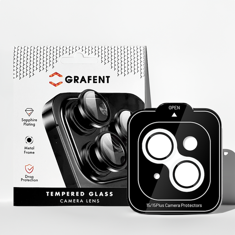 Grafent iPhone 15/15 Plus Safir Lens - Şeffaf 7394090000081