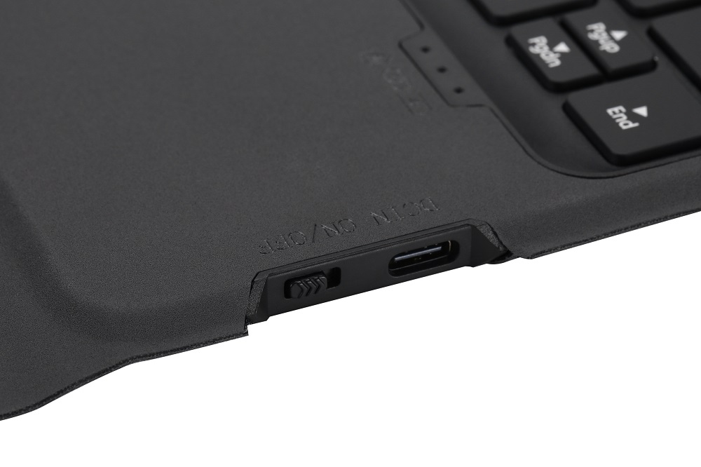 Daphnela iPad Air 11 6.Nesil Klavyeli Kılıf-Siyah 763250073643