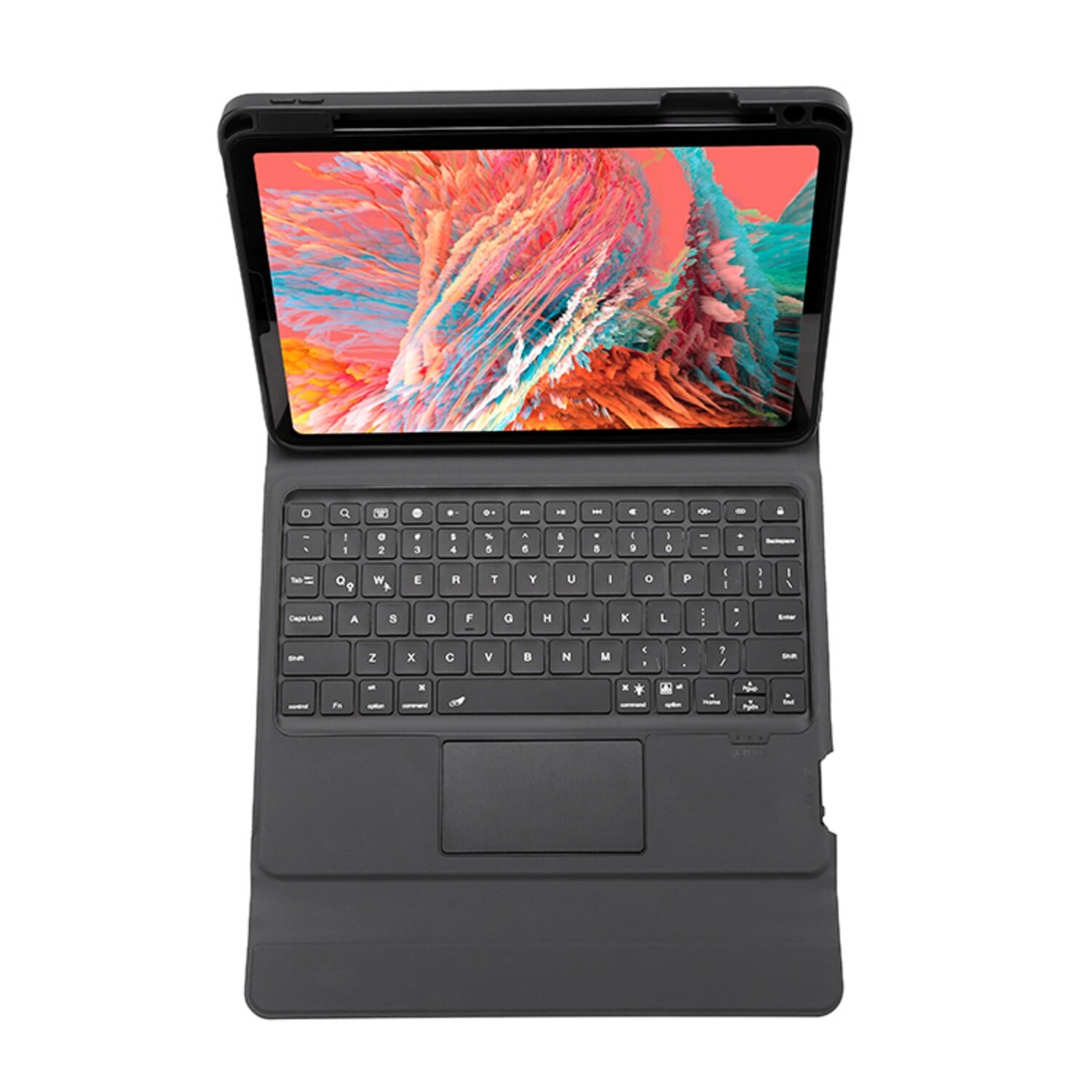 Daphnela iPad Air 11 inç 6.Nesil Klavyeli Kılıf - Siyah 763250073643