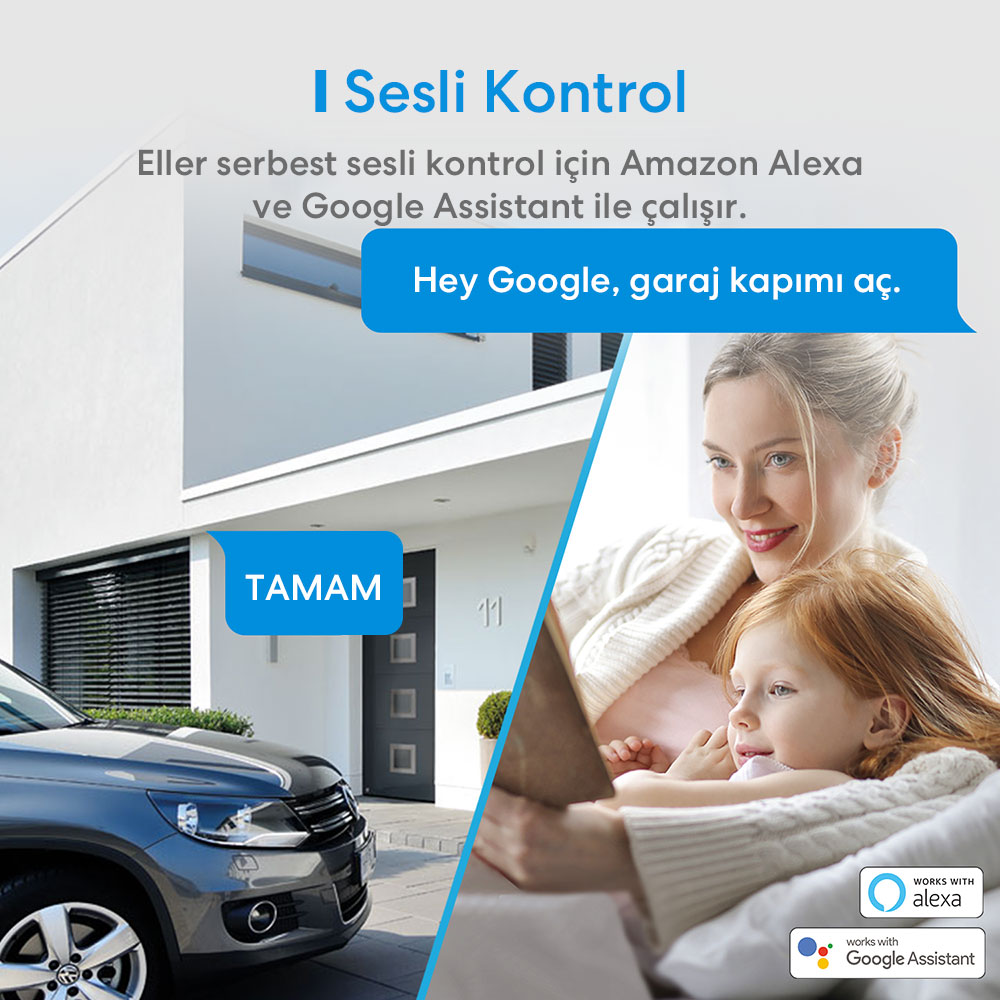 Meross Akıllı Garaj Anahtarı 0787446925622