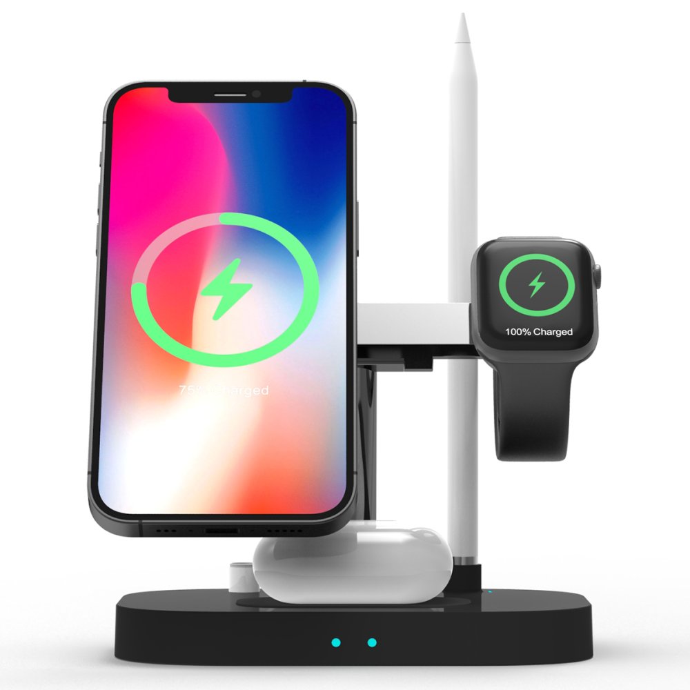 Newface Kablosuz Şarj Masaüstü Set - Siyah 8683140538651