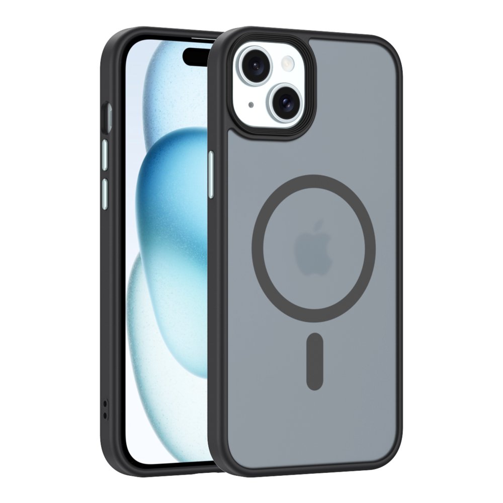 Newface iPhone 15 Magsafe Kılıf Siyah 8683140617974