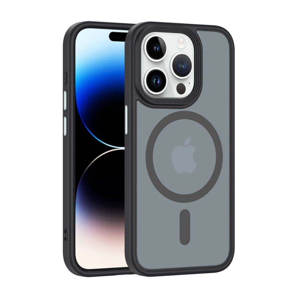 Newface iPhone 15 Pro Max Magsafe Kılıf Siyah 8683140618155