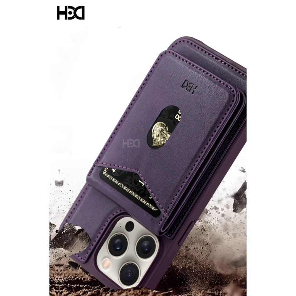 HDD iPhone 15 Pro Max Magsafe Deri Kılıf Siyah 8683140678005