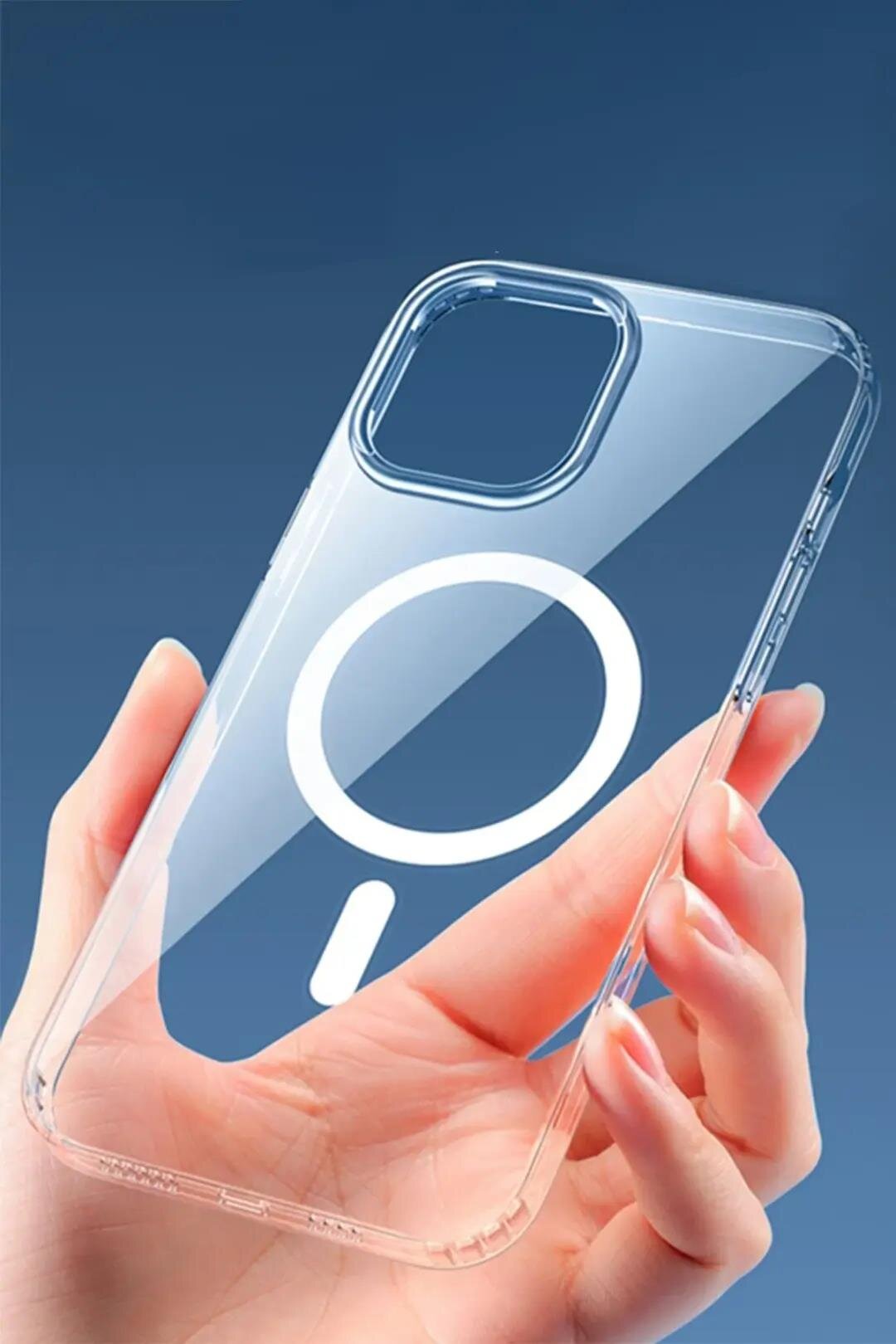 Yesido iPhone 16 Pro Ace Magsafe Kapak - Şeffaf 8683140757991