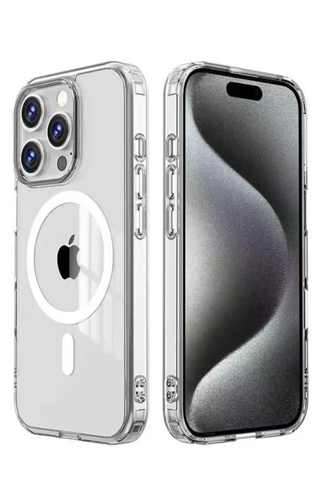 Yesido iPhone 16 Pro Ace Magsafe Kapak - Şeffaf 8683140757991