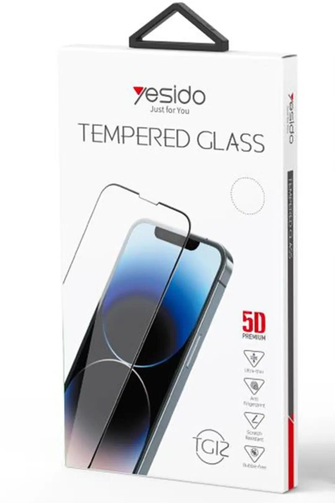 Yesido iPhone 16 Plus 5D Premium Tempered Glass 8683140758554