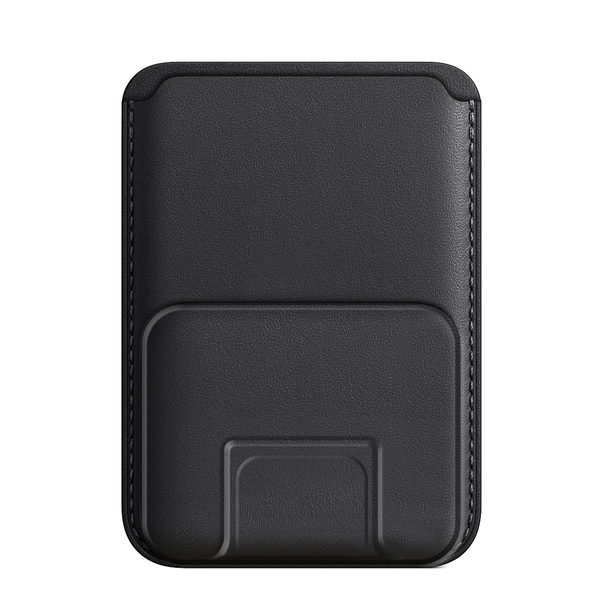 Buff iPhone WalletMag Stand Deri Cüzdan - Siyah 8683548210746