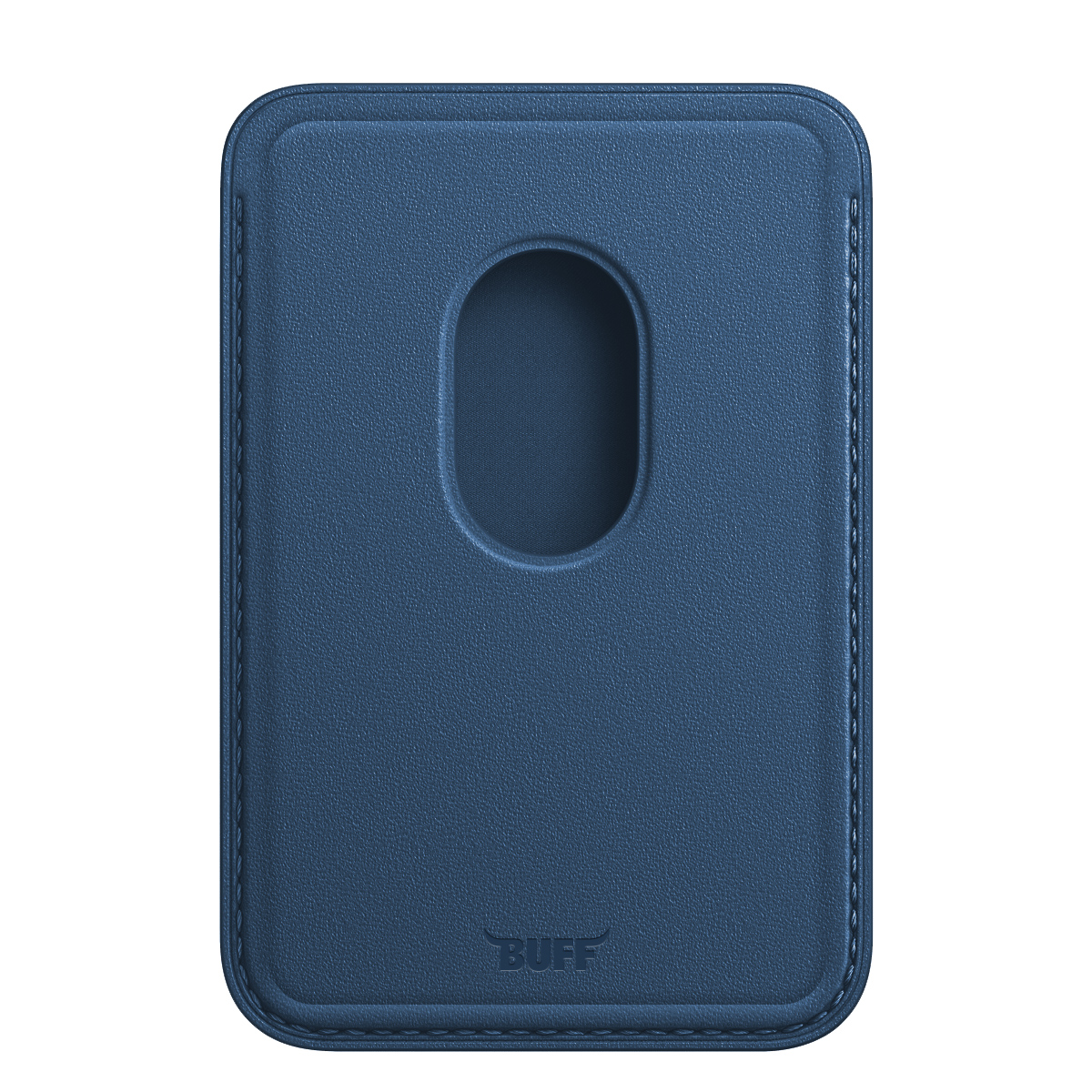 Buff iPhone WalletMag Stand Deri Cüzdan - Mavi 8683548210753