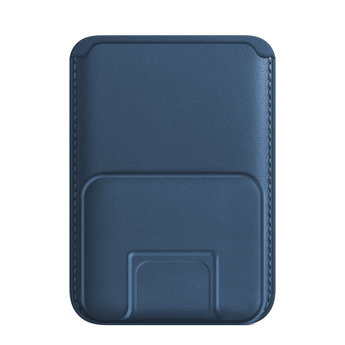Buff iPhone WalletMag Stand Deri Cüzdan - Mavi 8683548210753