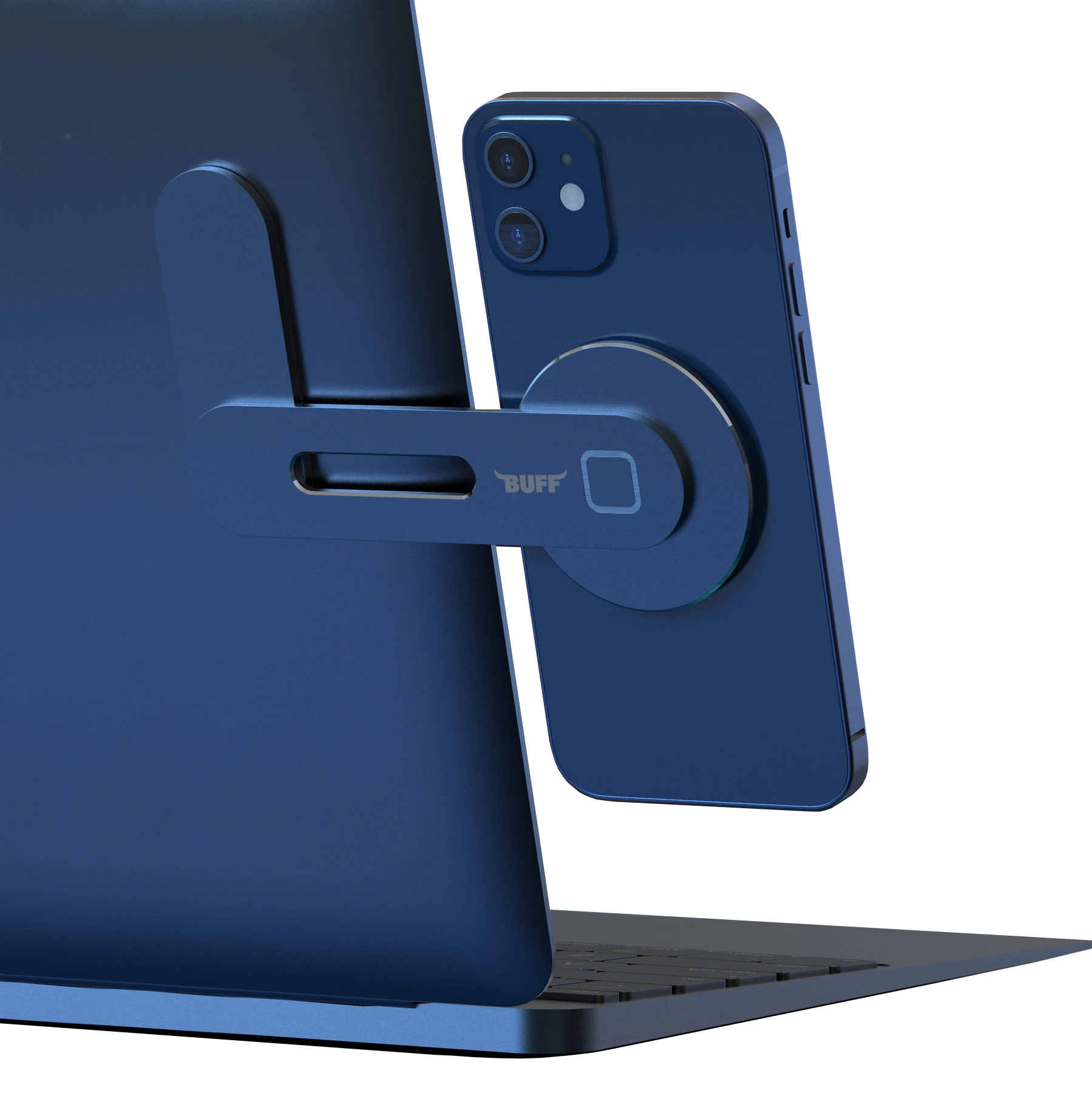 Buff MagSafe MacBook iPhone Tutucu - Mavi 8683548211170