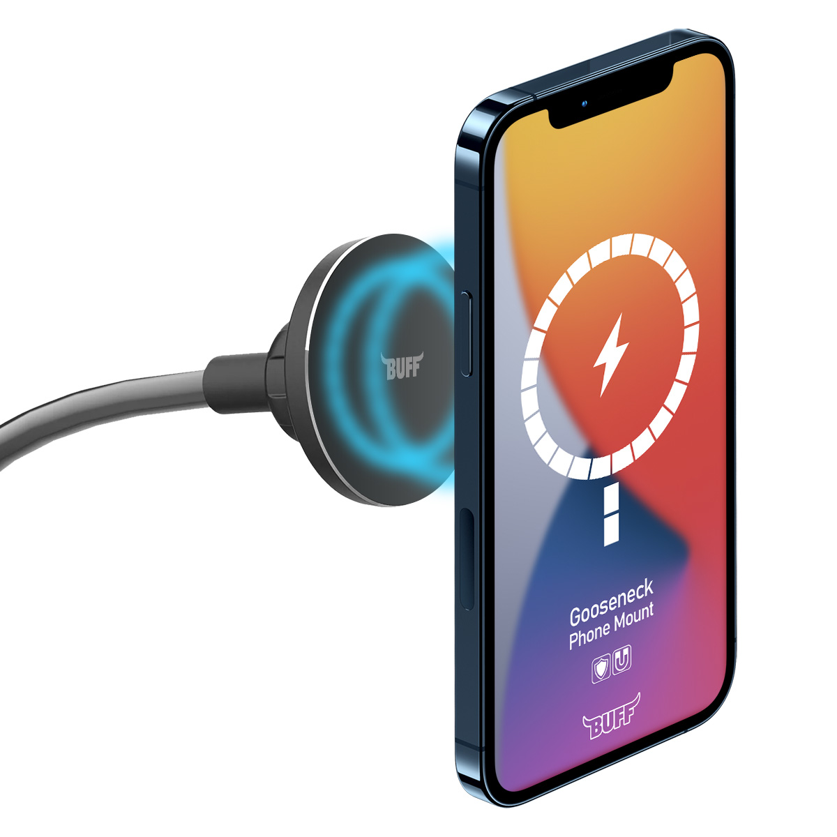 Buff Magsafe Gooseneck iPhone Holder - Siyah 8683548211637