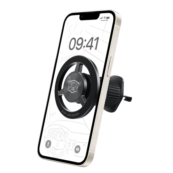 Buff Magsafe Uyumlu Kancalı Araç Tutucu -  Siyah 8683548211781