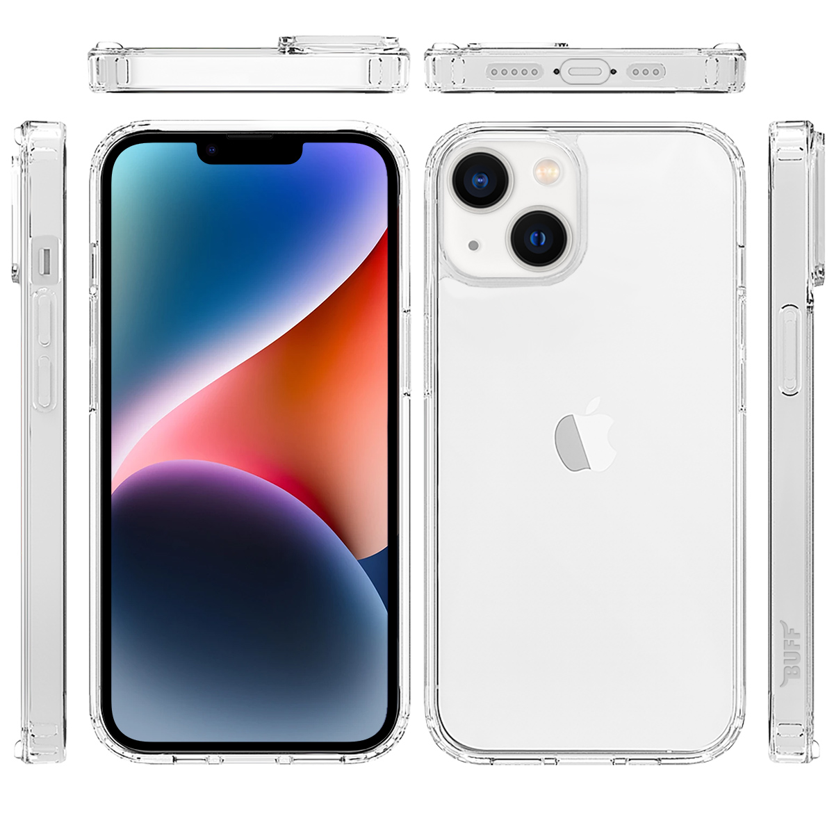 Buff iPhone 14 Air Hybrid Kılıf - Şeffaf 8683548211859