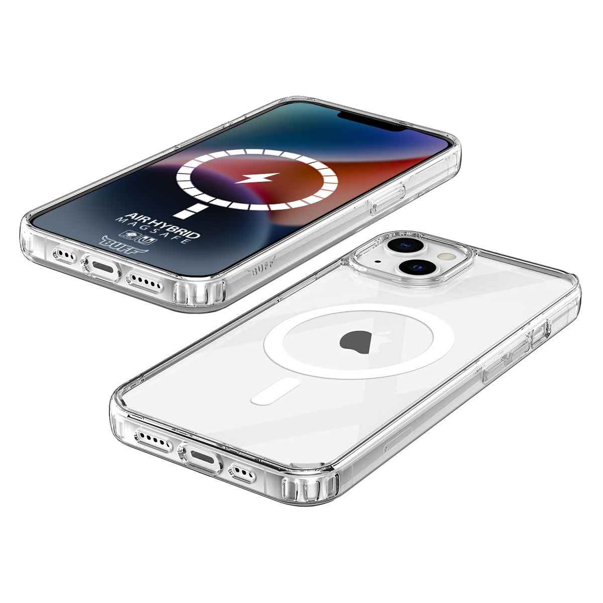 Buff iPhone 14 MagSafe Air Hybrid Kılıf - Şeffaf 8683548211873