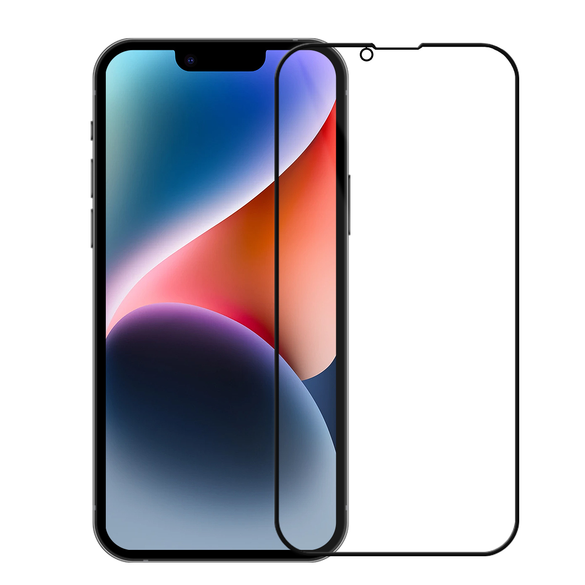 Buff iPhone 14/13 Pro/13 5D Privacy Ekran Koruyucu 8683548212238