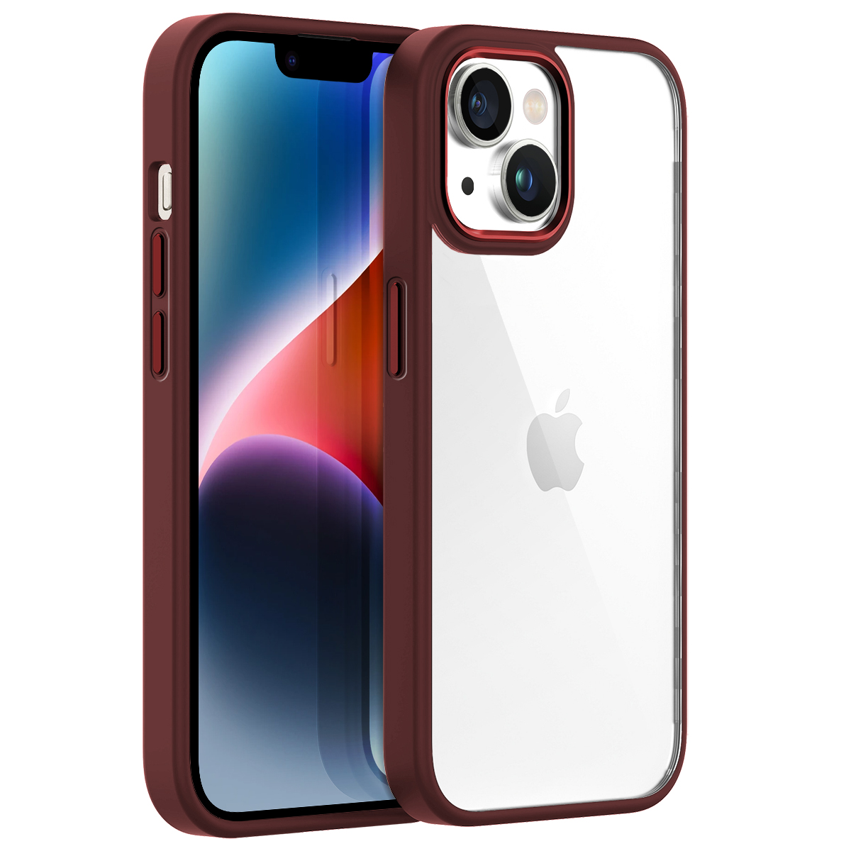 Buff iPhone 14 New Air Bumper Kılıf - Mor 8683548212443