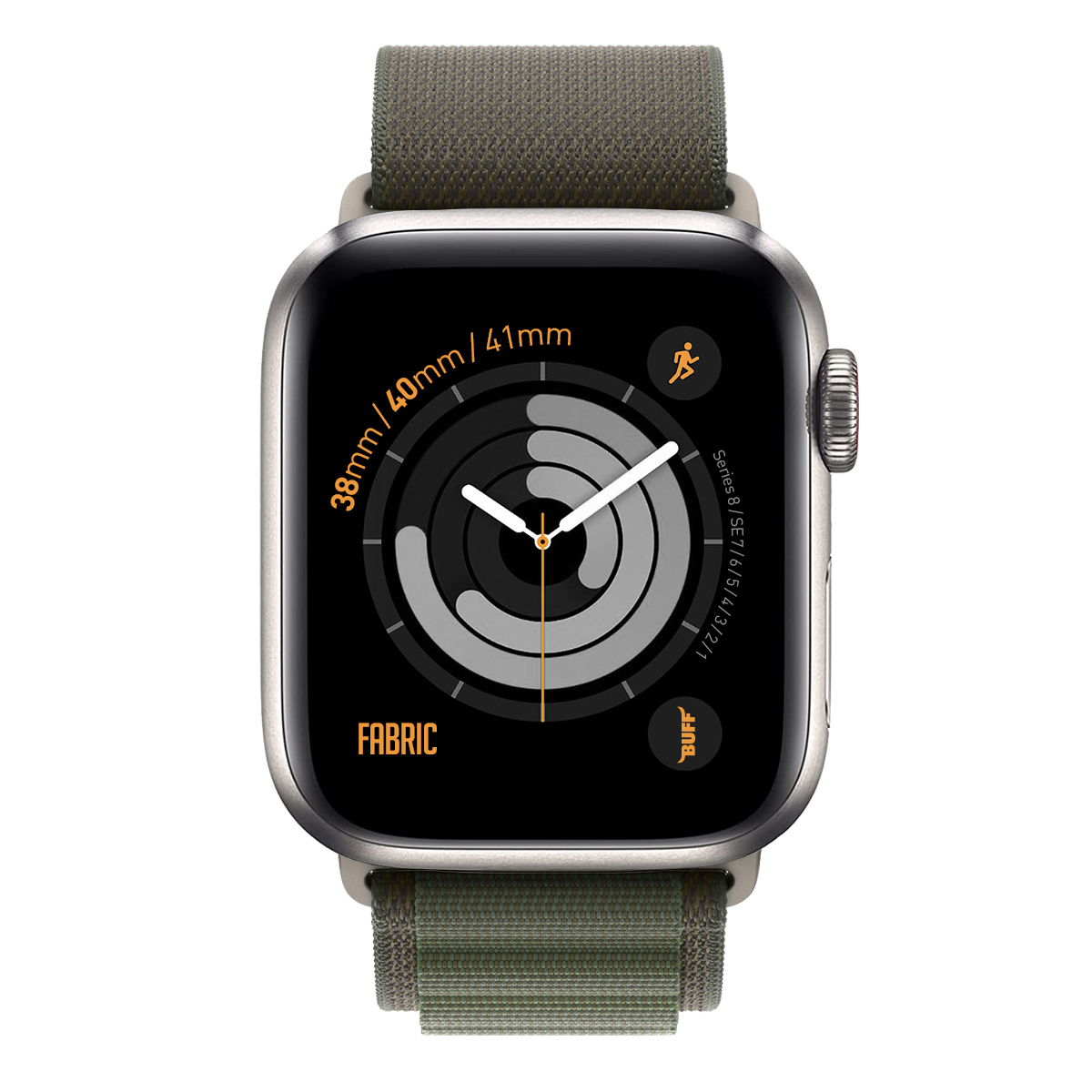 Buff Apple Watch Fabric Band 38/40/41mm - Yeşil 8683548213648