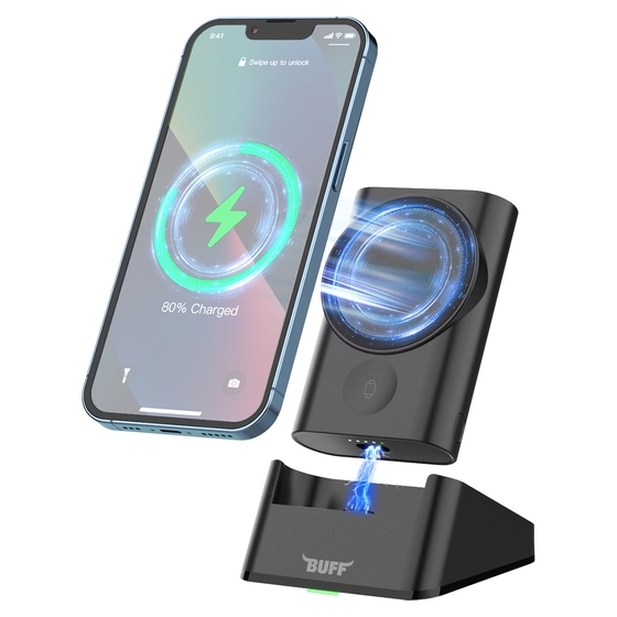 Buff 3 in 1 MagSafe Powerbank 5200mAh - Siyah 8683548213679