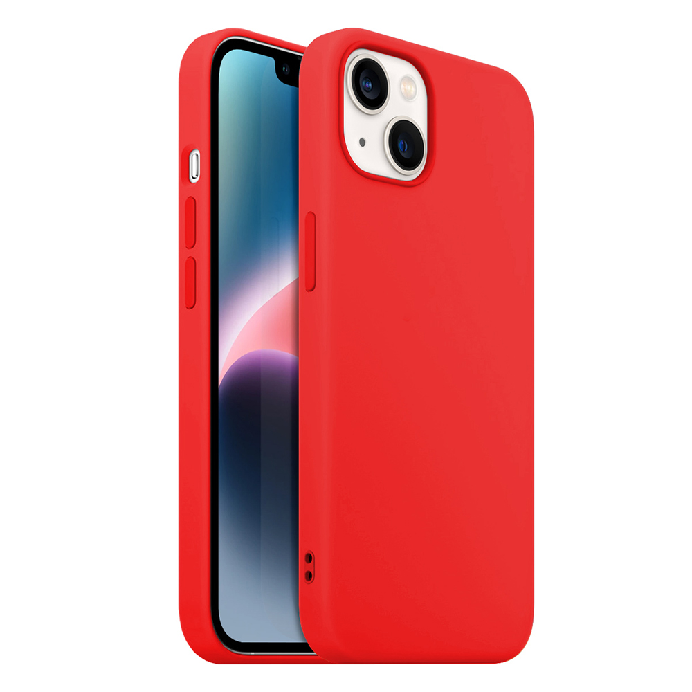 Buff iPhone 14 Rubber S Kılıf - Kırmızı 8683548213709