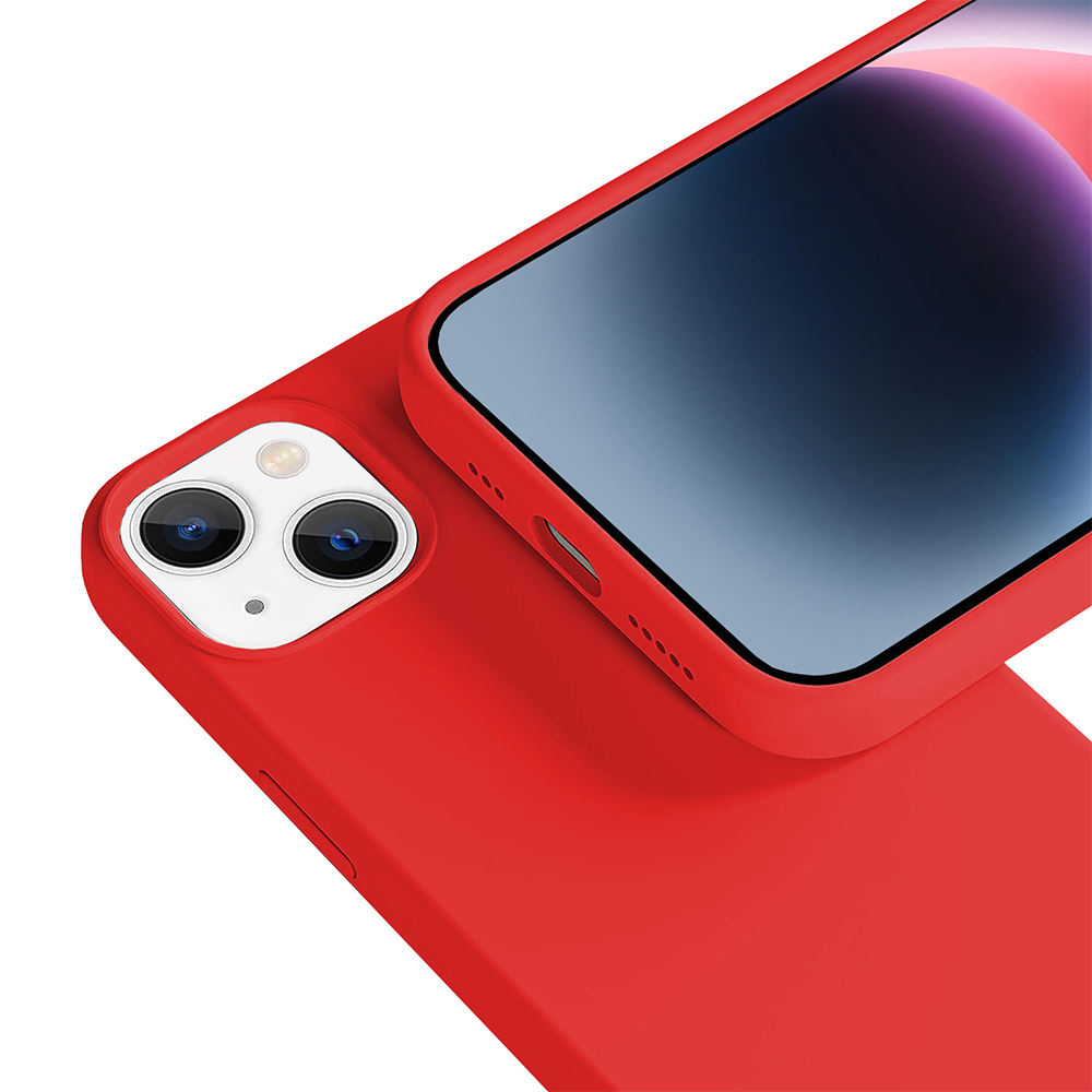 Buff iPhone 14 Rubber S Kılıf - Kırmızı 8683548213709