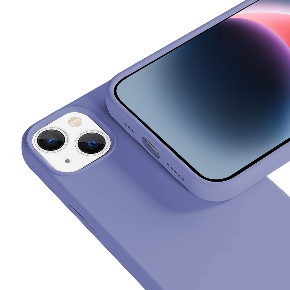 Buff iPhone 14 Rubber S Kılıf - Lila 8683548213723