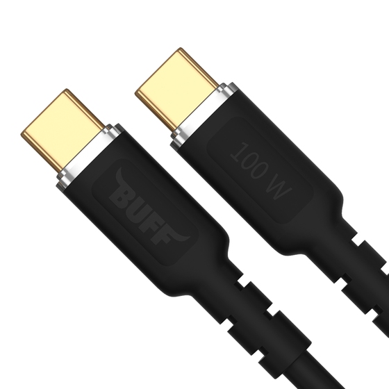 Buff 100W Type-C TO Type-C 5.0A 1.2M Data Kablosu 8683548214065