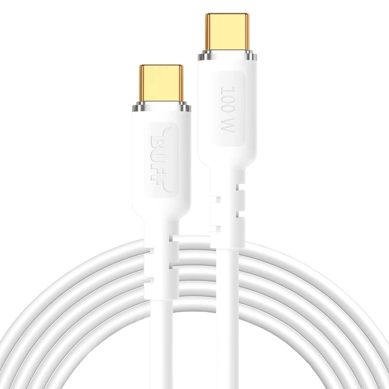 Buff 100W Type-C TO Type-C 5.0A 1.2M Data Kablosu 8683548214072