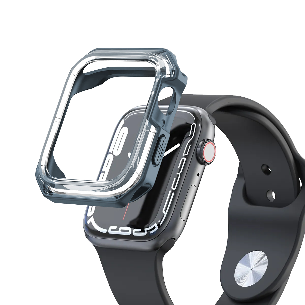 Buff Apple Watch Air Hybrid Kılıf 45mm - Mavi 8683548214430