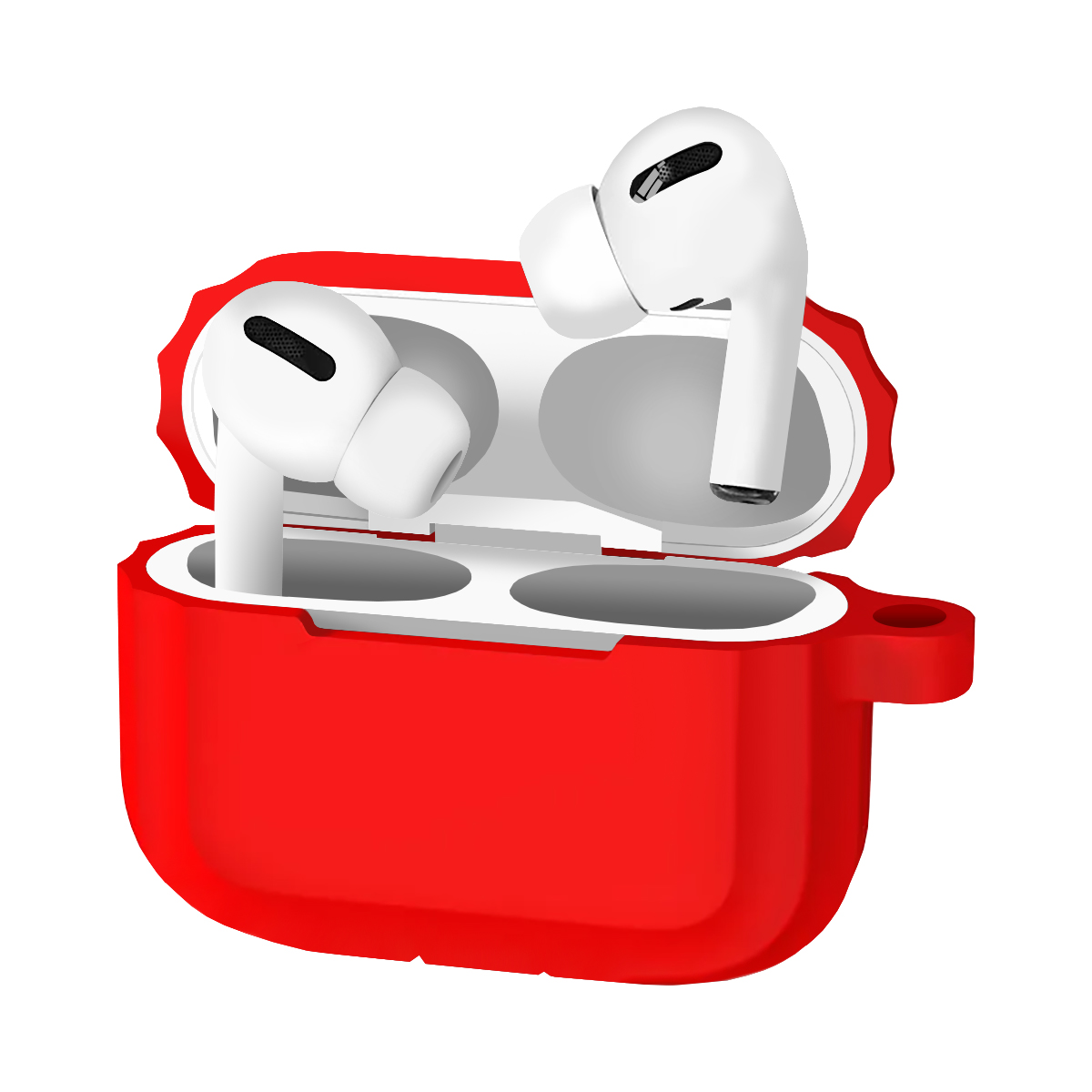 Buff Airpods Pro Rubber Silikon Kılıf - Kırmızı 8683548214515
