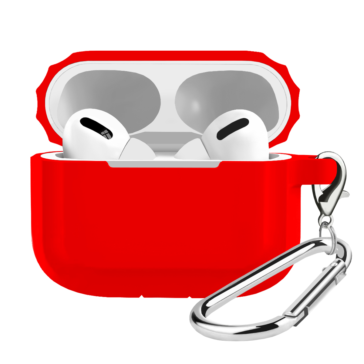 Buff Airpods Pro Rubber Silikon Kılıf - Kırmızı 8683548214515