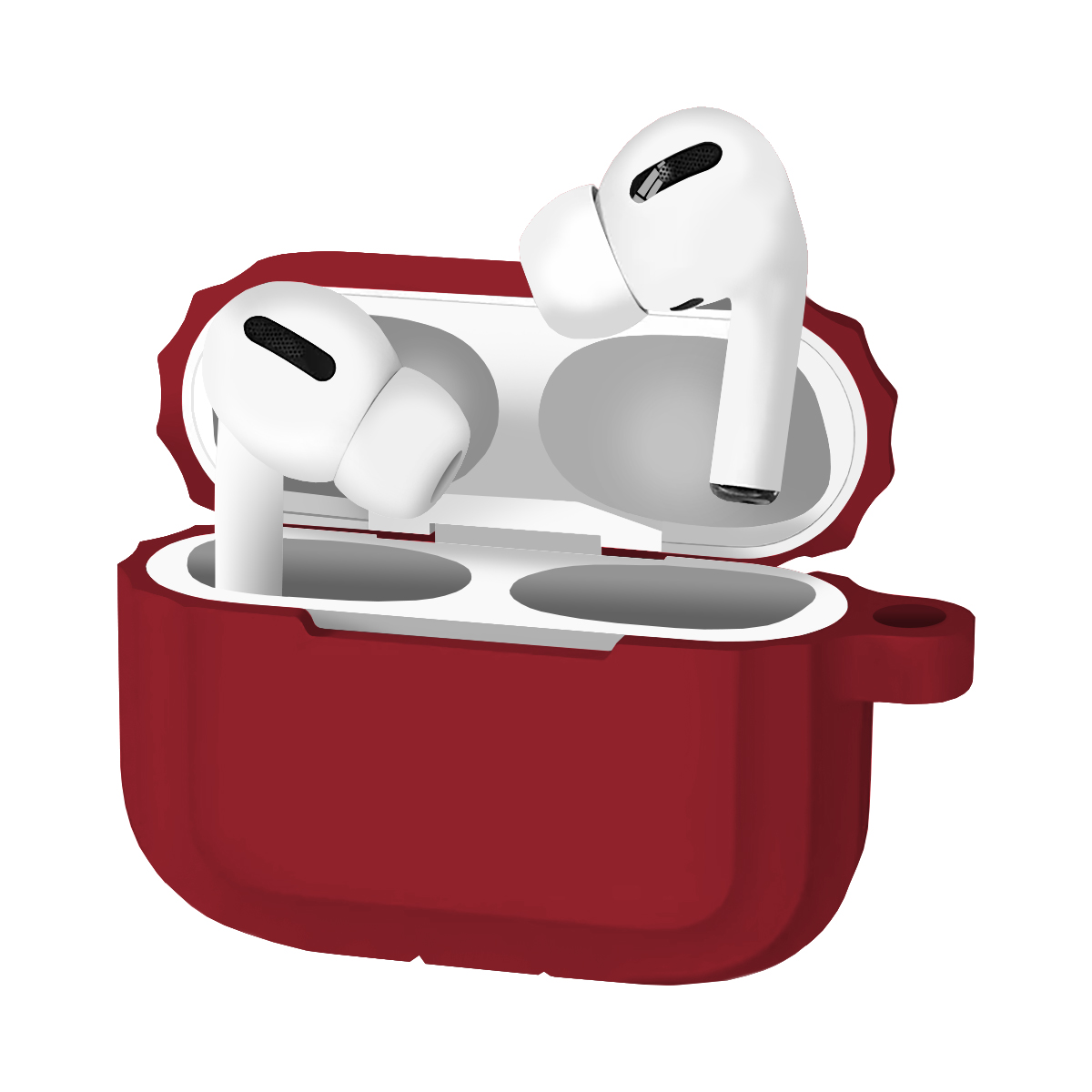 Buff Airpods Pro Rubber Silikon Kılıf - Bordo 8683548214522