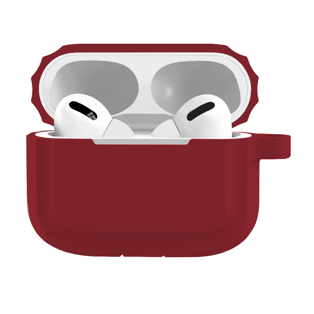 Buff Airpods Pro Rubber Silikon Kılıf - Bordo 8683548214522