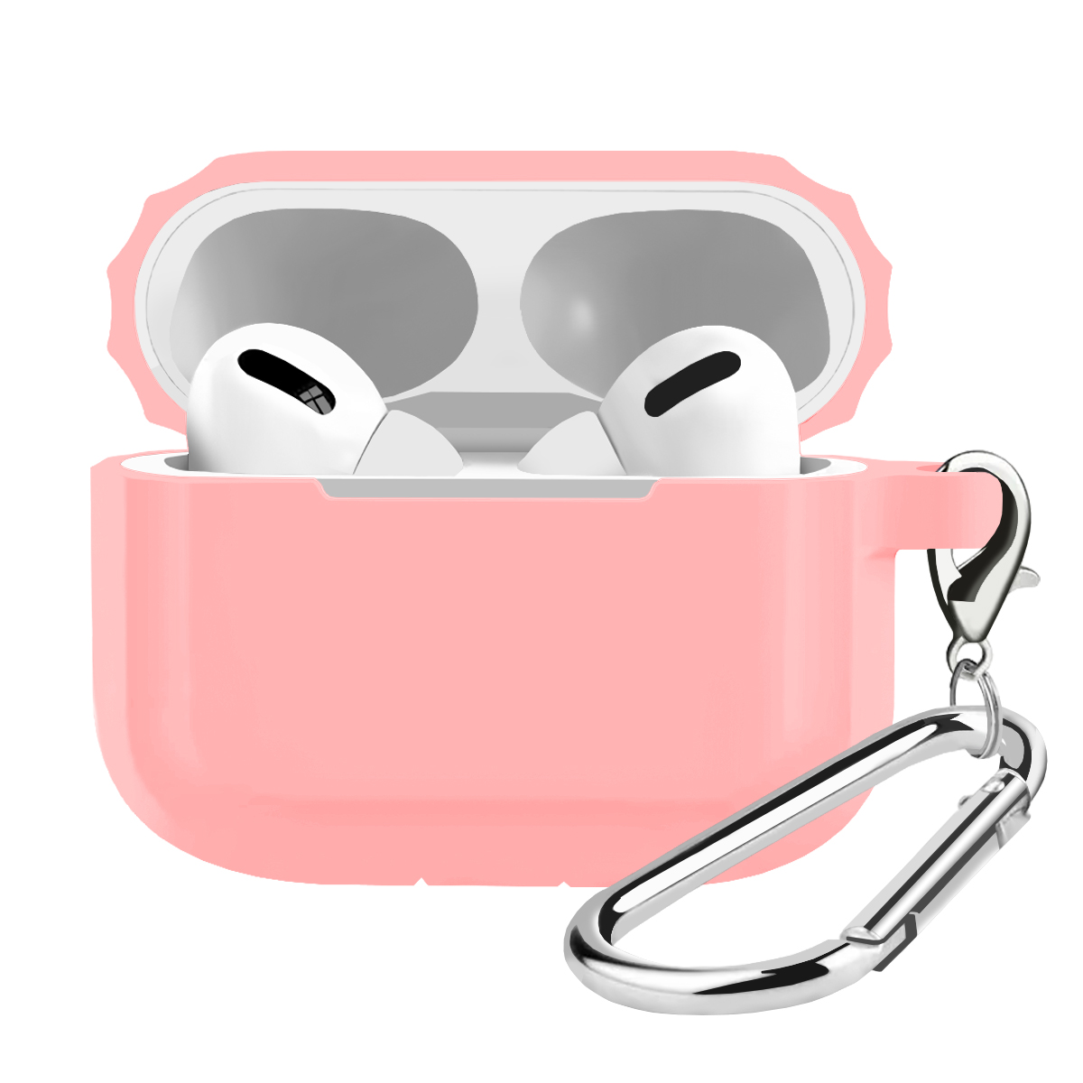 Buff Airpods Pro Rubber Silikon Kılıf - Pembe 8683548214539