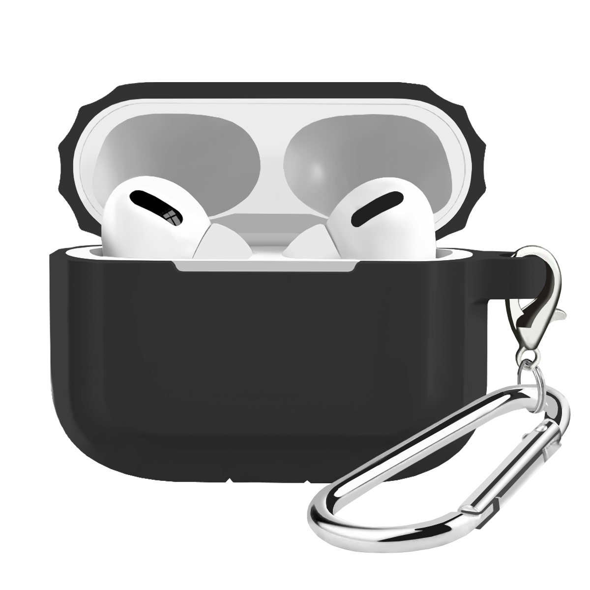 Buff Airpods Pro Rubber Silikon Kılıf - Siyah 8683548214546